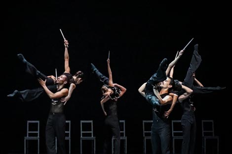 Allegro, kor. Maša Kolar; Hrvatsko narodno kazalište Ivana pl. Zajca: Transparada, kor. Mauro Bigonzetti, Maša Kolar, Walter Matteini, Ina Broeckx, Andonis Foniadakis, Ludmila Komkova, Marco Goecke, Nadav Zelner, foto: Fanni Tutek-Hajnal