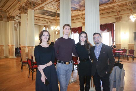 Mihaela Davald Roksandić, Vito Križnjak, Vera Kreitmeyer i Massimiliano Volpini na predstavljanju program Baletnog studija