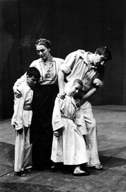 BEata Domić i Oskar Harmoš u baletu Orači