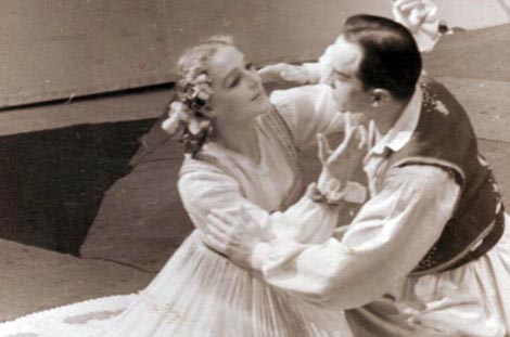 Beata Devčić-Domić i Nenad Lhotka u baletu Đavo u selu