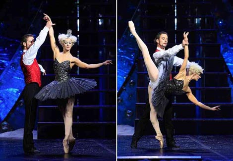 Cristina Lukanec i Andrei Köteles u baletu Orašar