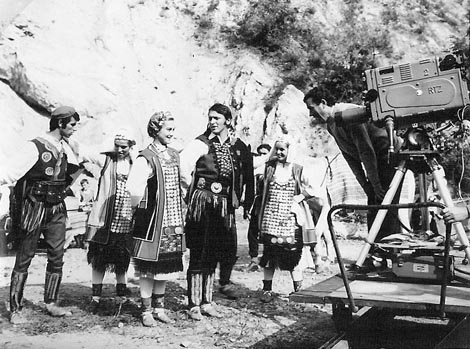 Ero sa onoga svijeta, snimanje za televiziju, 1968.