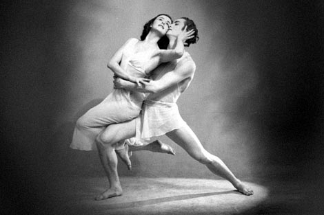 Ninel Petrova i Sergej Vikulov u baletnoj minijaturi Vječno proljeće, kor. Leonid Jakobson