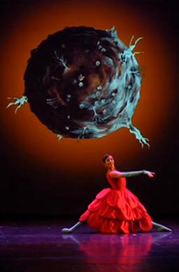 Europaballet St. Pölten i Hrvatsko narodno kazalište u Osijeku, Odjel za suvremeni ples Glazbene škole Franje Kuhača, Osijek: Mali princ, kor. Reiner Feistel, foto: screenshot