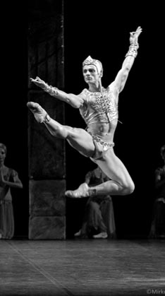 Tomislav Petranović (Zlatni idol); Hrvatsko narodno kazalište u Zagrebu: Ludwig Minkus, Bajadera, kor. Vasilij Medvedev (prema izvorniku Mariusa Patipaa), foto: © Mirko Cvjetko 