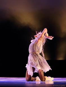 Ive Vitić Gameiro (Margareta); Hrvatsko narodno kazalište u Zagrebu: Johannes Faust passion, kor. i red. Milko Šparemblek, foto: © Mirko Cvjetko