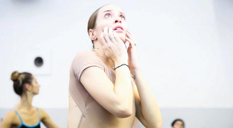 s probe Orašara u koreografiji Vladimira Malahov u HNK u Zagrebu