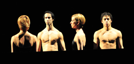 HNK u Zagrebu: Milko Lazar - Edward Clug, Razloga 4 / 4 Reasons, kor. i red. Edward Clug, foto: Saša Noovković