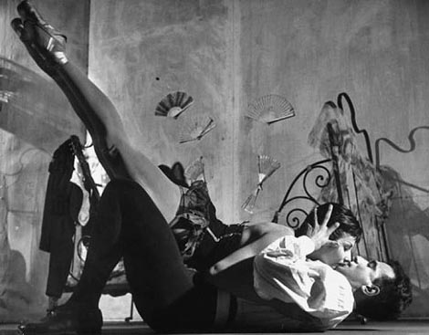 Roland Petit i Zizi Jeanmaire na praizvedbi baleta Carmen