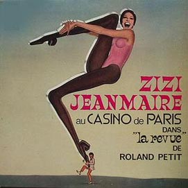Plakat za reviju u Casino de Paris u kojoj je zvijezda Zizi Jeanmarie