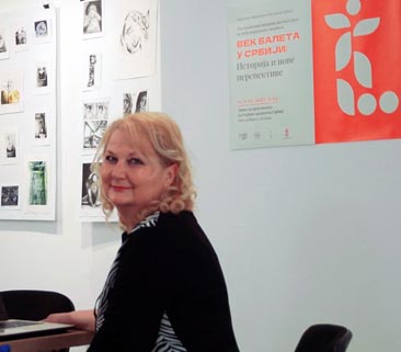 dr. sc. Vera Obradović na Interdisciplinarnom naučnom skupu Vek baleta u Srbiji 