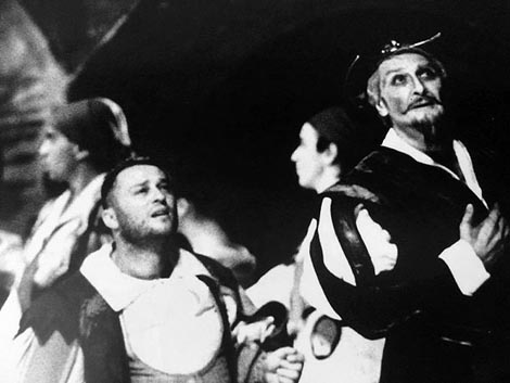 Žarko Prebil i Piero Martelletta u baletu Don-Quijote u Teatro dell Opera u Rimu