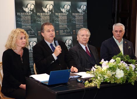 Arijana Koprčina, Miroslav Gašparović, Željko Jureša i Davor Schopf, foto: osobni arhiv autora