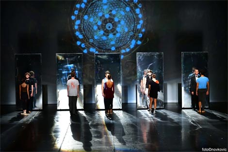 Hrvatsko narodno kazalište u Zagrebu: Baletni koncert Život na pozornici, Ogledala, kor. Massimiliano Volpini, foto: Novković